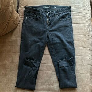 Lucky Brand, Stella skinny ankle black jeans. Size 6 🤗
